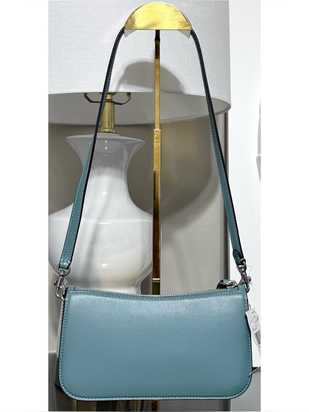 COACH Penn Shoulder Bag, AQUAMARINE/SILVER - Picture 5 of 11
